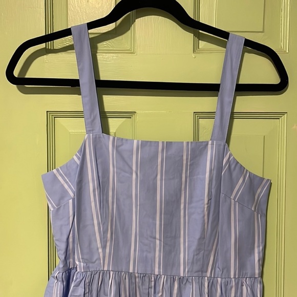 A New Day Blue Striped Sun Dress Size XS - Picture 2 of 6